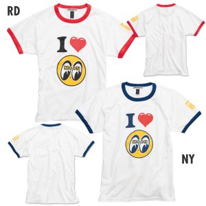 Photo1: I LOVE MOON Trim T-shirt