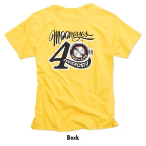 Photo4: MOONEYES 40th Anniv. Disc T-shirt