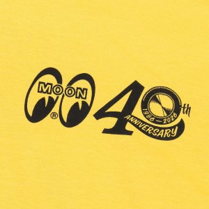 Photo5: MOONEYES 40th Anniv. Disc T-shirt