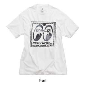Photo3: MOONEYES 40th Anniv. Square Logo T-shirt