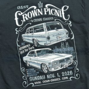 Photo6: 【Pre-Order】31st CROWN PICNIC 2026 T-shirt 【Order deadline: Nov. 3(Tue)/JST】