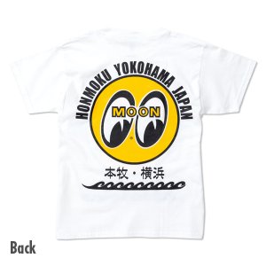Photo3: Kids & Ladies MOON Eyeball Honmoku Yokohama T-Shirt