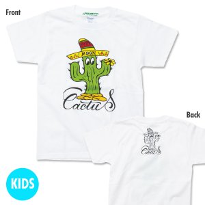 Photo1: Kids MOON Cactus T-shirt