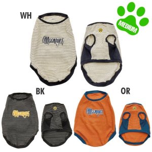 Photo5: Medium-sized Dog MOON Thermal Stripe T-shirt