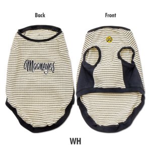 Photo8: Medium-sized Dog MOON Thermal Stripe T-shirt