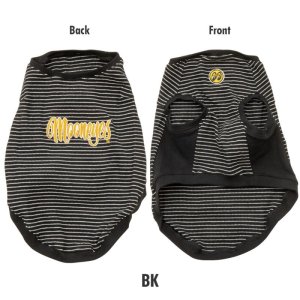 Photo7: Medium-sized Dog MOON Thermal Stripe T-shirt