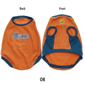 Photo6: Medium-sized Dog MOON Thermal Stripe T-shirt