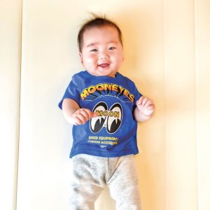 Photo1: Infant Popping Up MOONEYES T-shirt