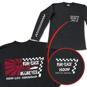 Photo2: Far East MOON Long Sleeve T-Shirt