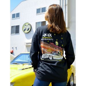 Photo1: Honmoku Midnight Long Sleeve T-shirt