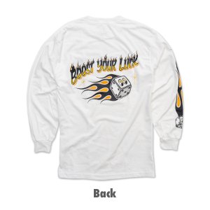 Photo3: MOON Flamin' Dice Long Sleeve T-shirt