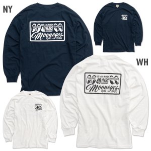 Photo1: MOON 40th Anniv. Plaque Design Long Sleeve T-shirt