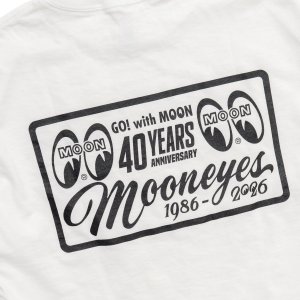 Photo5: MOON 40th Anniv. Plaque Design Long Sleeve T-shirt