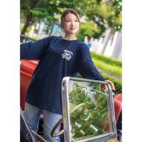 MOON 40th Anniv. Plaque Design Long Sleeve T-shirt