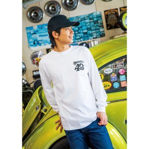 Photo2: MOON 40th Anniv. Plaque Design Long Sleeve T-shirt