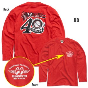 Photo13: 【Online Shop Limited/Delivery Late Aug.】MOONEYES 40th Anniv. Disc Long Sleeve T-shirt
