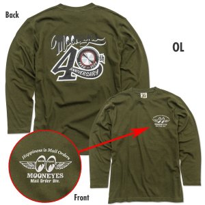 Photo15: 【Online Shop Limited/Delivery Late Aug.】MOONEYES 40th Anniv. Disc Long Sleeve T-shirt