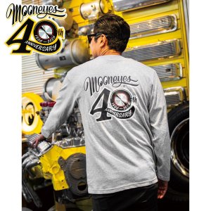 Photo10: 【Online Shop Limited/Delivery Late Aug.】MOONEYES 40th Anniv. Disc Long Sleeve T-shirt