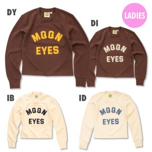 Photo2: Ladies MOONEYES Rib Long Sleeve T-shirt