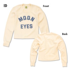 Photo5: Ladies MOONEYES Rib Long Sleeve T-shirt