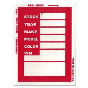 Photo3: Dealer Supply Window Sticker