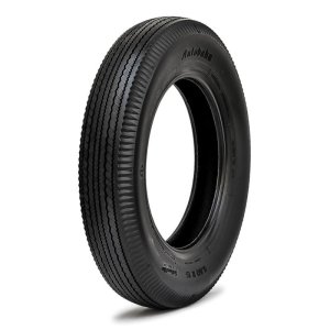 Photo1: Autobahn "R" Bias Style Black Wall Radial Tire 5.60 x 15 Inch
