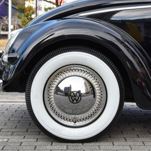 Photo4: Autobahn "R" Bias Style White Wall Radial Tire 5.60 x 15 Inch
