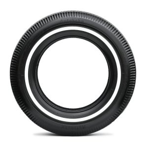 Photo2: Autobahn "R" Bias Style White ribbon Radial Tire 5.60 x 15 Inch