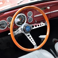 FLAT4 Formula Wood Steering Wheel (374mm)