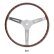 Photo2: FLAT4 GT Wood Steering Wheel (2)