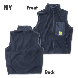 Photo4: MOON Label Fleece Full Zip Vest
