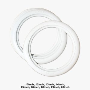 Photo1: White Ribbon Port-O-Wall