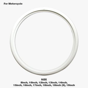 Photo1: White Ribbon for Motorcycles