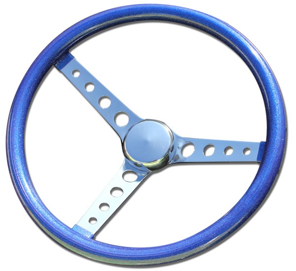 California Metal Flake Steering Wheels 4Holes 38cm(15")