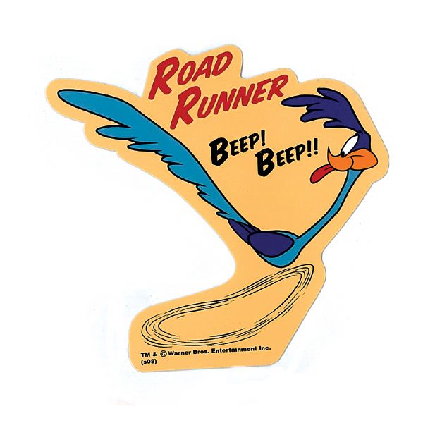 10x6 cm # 106 Road Runner Beep Beep Complete Embroidered Patch Aplication Eccuson Hot Rod. 