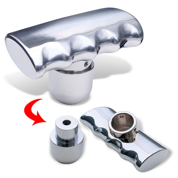 Chrome T Shift knob