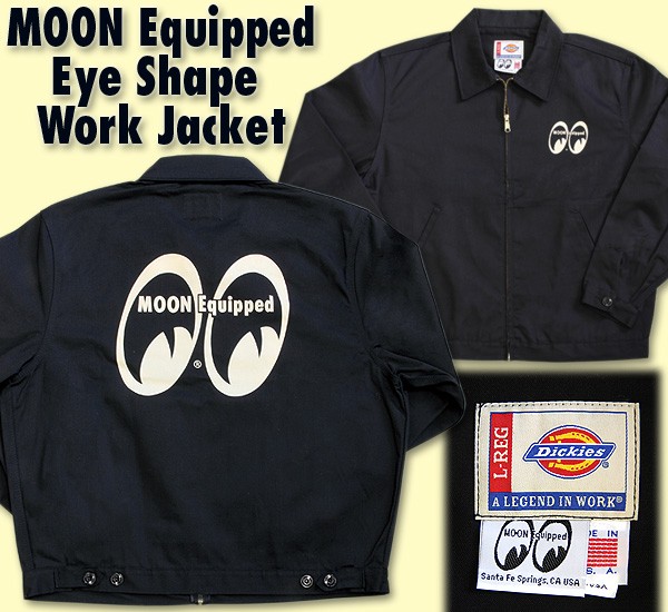 MOON Equipped Eye Shape Work Jacket MOONEYES (English Edition)