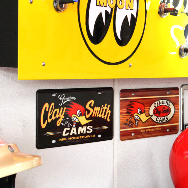 CLAY SMITH Genuine LICENSE PLATE Black