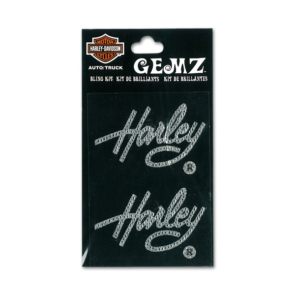 Harley-Davidson Gemz Script Bling Kit Stickers Cell Phone NEW