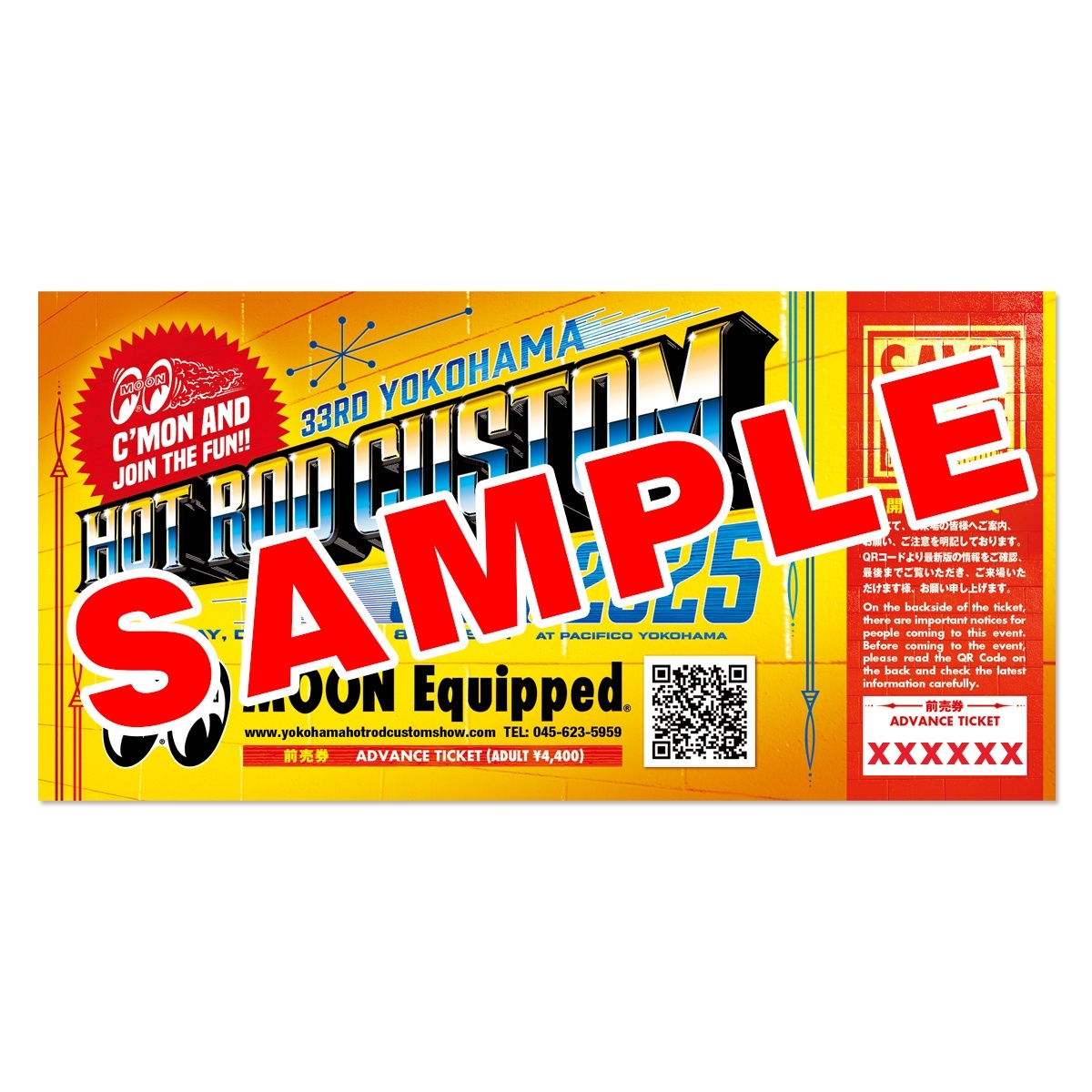 [CLOSED] Admission Ticket -Yokohama HOT ROD CUSTOM SHOW 2025-