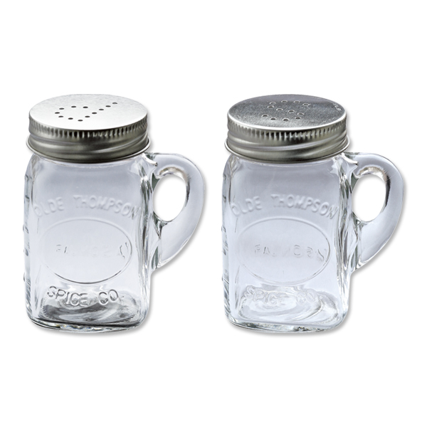 Mason Jar Salt & Pepper Shakers