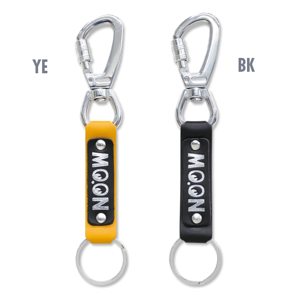 MOON Lock Carabiner Leather Key Ring