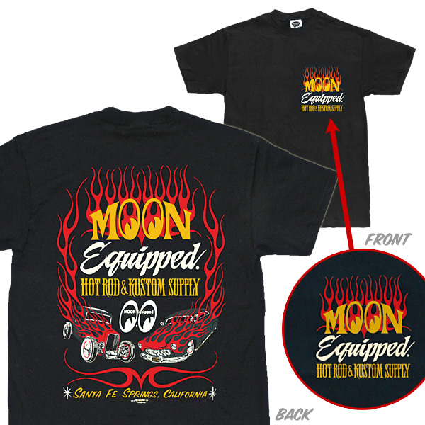 MOON Equipped HOT ROD & KUSTOM SUPPLY TShirts