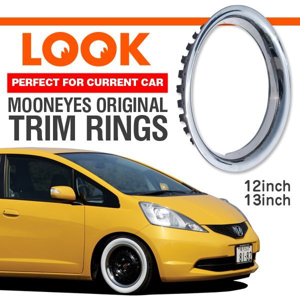 17 Inch Chrome Plated Stainless Steel Trim Rings