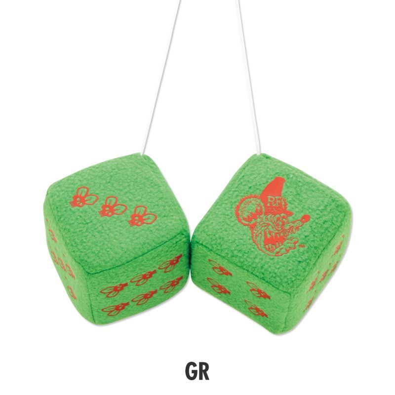 Rat Fink Fuzzy Dice