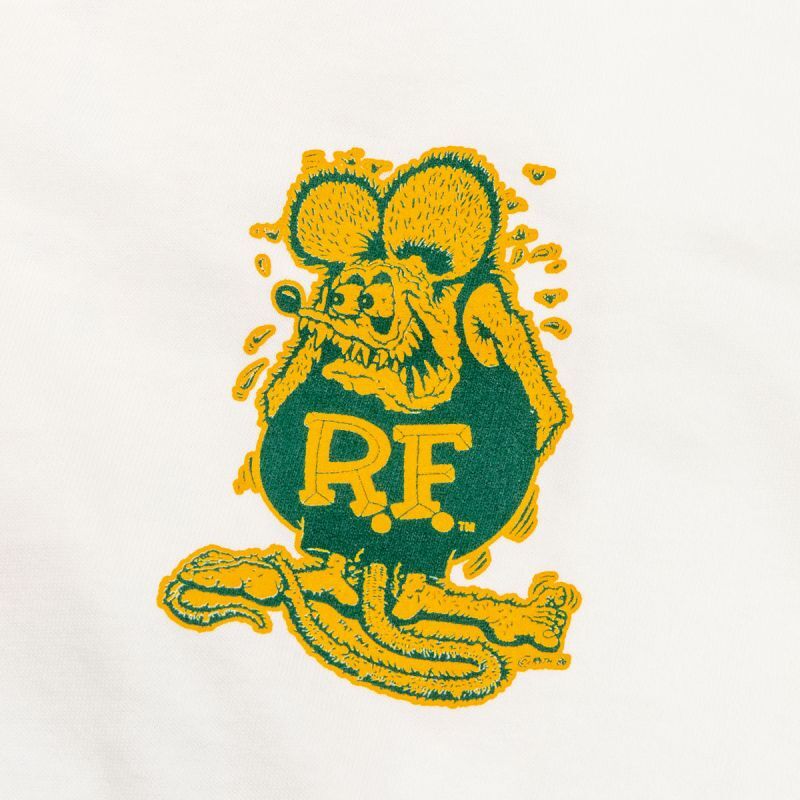 Rat Fink Contrast Color Long Sleeve T-shirt