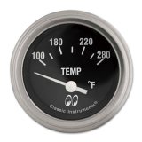 Photo: MOON Equipped 2inch Water temperature (Electric)   (Black)