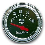 Photo: Performance Traditional  Gauge Oil Pressure  (0-80psi)