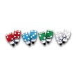 Photo1: Glitter Dice License Bolt (1)