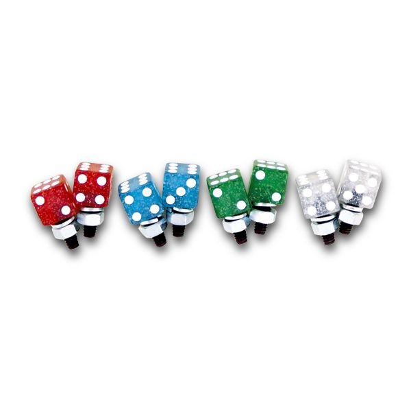 Photo1: Glitter Dice License Bolt (1)